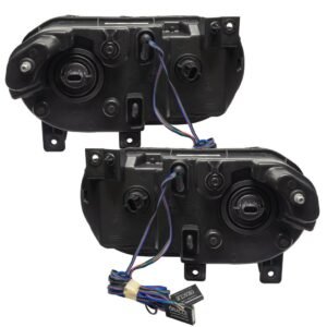 Oracle Lighting 2008-2014 Dodge Challenger Pre-assembled SMD Halo Headlights - Non Hid - Chrome - Image 5
