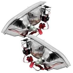 Oracle Lighting 1998-2011 Ford Crown Victoria Pre-assembled SMD Halo Headlights - Halogen - Chrome Housing - Image 5