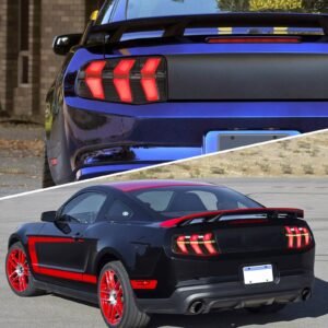 VLAND LED Tail Lights For Ford Mustang 2010 2011 2012 with 7 Lighting Modes [DOT.] - Image 4