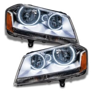 Oracle Lighting 2008-2014 Dodge Avenger SE/SXT Pre-assembled SMD Halo Headlights - Image 6