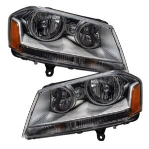 Oracle Lighting 2008-2014 Dodge Avenger SE/SXT Pre-assembled SMD Halo Headlights - Image 2