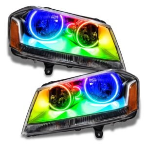Oracle Lighting 2008-2014 Dodge Avenger SE/SXT Pre-assembled SMD Halo Headlights - Image 8