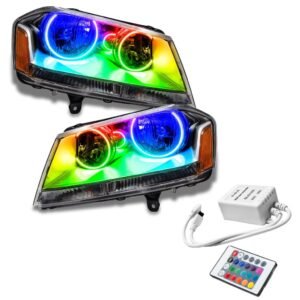 Oracle Lighting 2008-2014 Dodge Avenger SE/SXT Pre-assembled SMD Halo Headlights - Image 9
