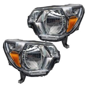 Oracle Lighting 2012-2015 Toyota Tacoma Pre-assembled SMD Halo Headlights - Chrome - Image 5