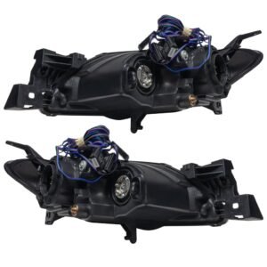 Oracle Lighting 2004-2009 Mazda 3 Pre-assembled SMD Halo Headlights - 4DR Halogen Style - Image 4