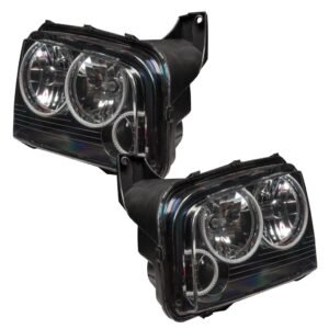 2005-2010 Dodge Charger Pre-assembled SMD Halo Headlights - Non Hid - Triple Halo - Image 3