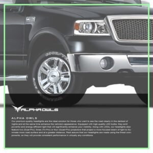 Alpha Owls 2006-2008 Lincoln Mark-LT LMX Series LED Projector Headlights (LED Projector Chrome housing w/ LumenX Light Bar) - Image 7
