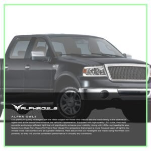 Alpha Owls 2006-2008 Lincoln Mark-LT SQ Series Headlights (Crystal Headlights Chrome housing w/ Sequential Signal/LumenX Light Bar) - Image 7