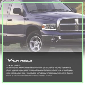 Alpha Owls 2003-2005 Dodge Ram 2500/3500 LM Series Headlights (Crystal Headlights Chrome housing w/ LumenX Light Bar) - Image 7