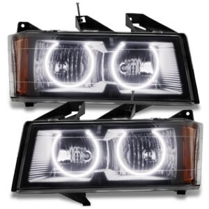 Oracle Lighting 2004-2012 Chevrolet Colorado Pre-assembled Led SMD Halo Headlights - Image 2