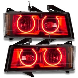 Oracle Lighting 2004-2012 Chevrolet Colorado Pre-assembled Led SMD Halo Headlights - Image 9