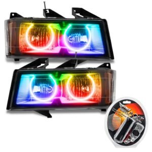 Oracle Lighting 2004-2012 Chevrolet Colorado Pre-assembled Led SMD Halo Headlights - Image 14