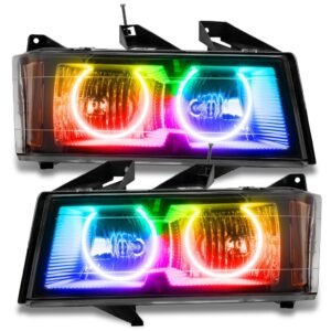 Oracle Lighting 2004-2012 Chevrolet Colorado Pre-assembled Led SMD Halo Headlights - Image 11