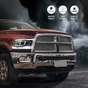 VLAND Full LED Headlights For Dodge Ram 1500 / 2500 / 3500 2009-2018 Ram1500 Classic 2019-2021 - Image 8