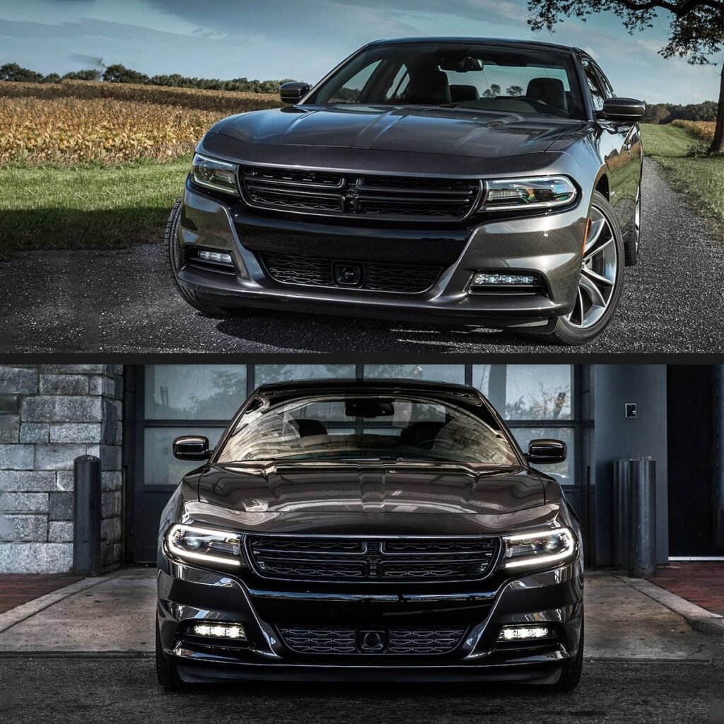 VLAND LED Headlights For Dodge Charger 2015-UP OEM Factory Front Lights Assembly