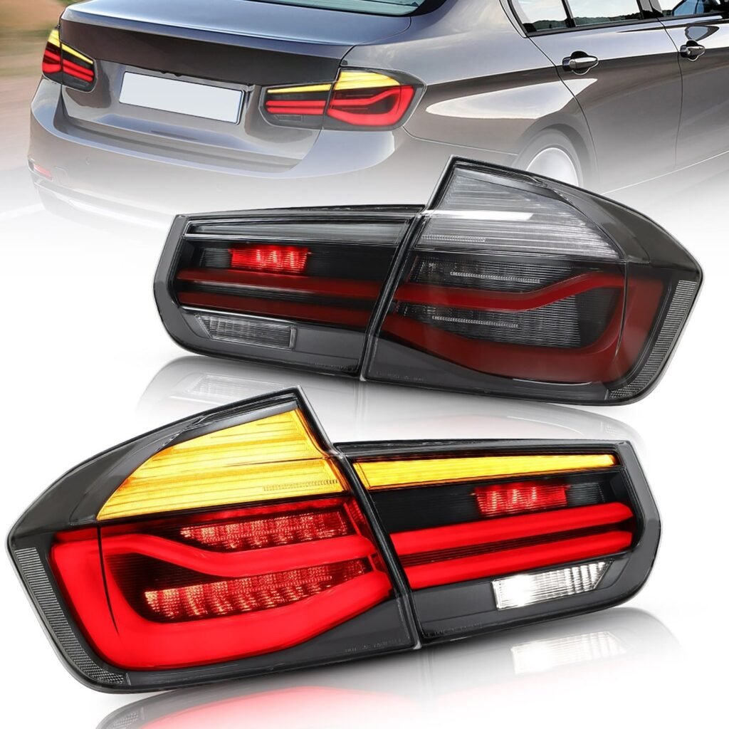 VLAND OLED Tail Lights For BMW 3-Series F30 F35 F80 Sedan 2013-2018 with Dynamic Animation Lighting (Do NOT Fit for Convertible| 2015 328i F30)