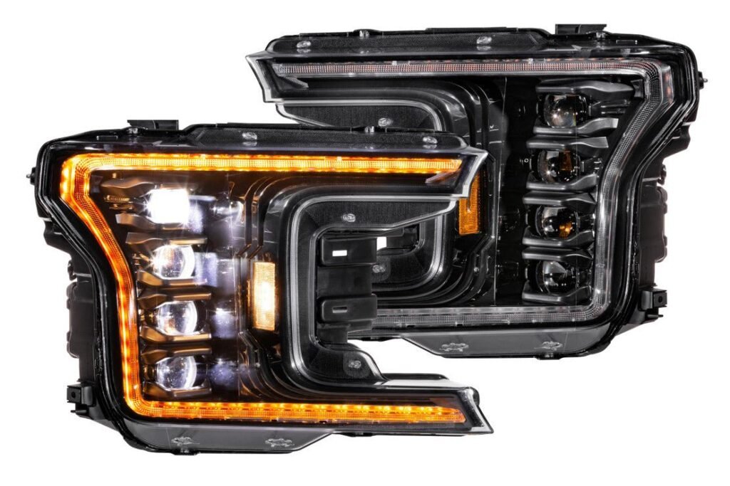 Ford F150 (18-20): XB Led Headlights (Pair / ASM Amber DRL) (Gen 2)