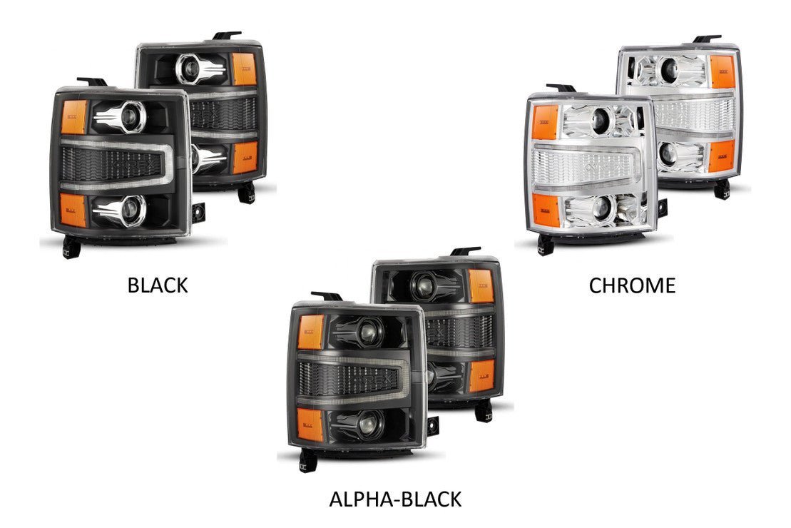 Chevrolet Silverado (14-15): Alpharex Luxx Headlights - Image 4