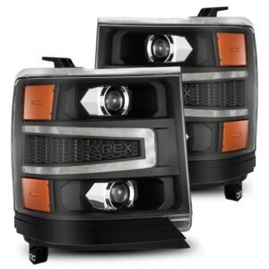 Chevrolet Silverado (16-18): Alpharex Luxx Headlights - Image 1