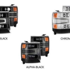 Chevrolet Silverado (16-18): Alpharex Luxx Headlights - Image 4
