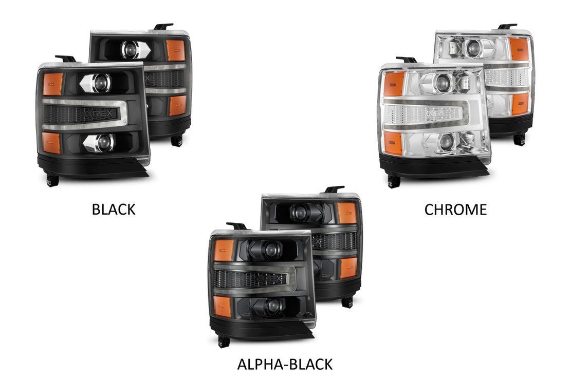 Chevrolet Silverado (16-18): Alpharex Luxx Headlights - Image 4