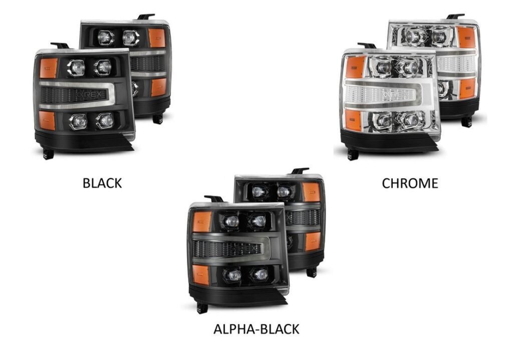 Chevrolet Silverado (16-18): Alpharex Nova Headlights
