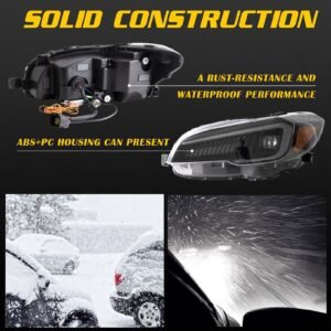 VLAND LED Dual Beam Projector Headlights For Subaru WRX 2015-2021 [DOT. SAE.] - Image 20