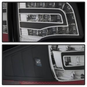 Audi A4 4Dr 06-08 LED Tail Lights - Black - Image 3