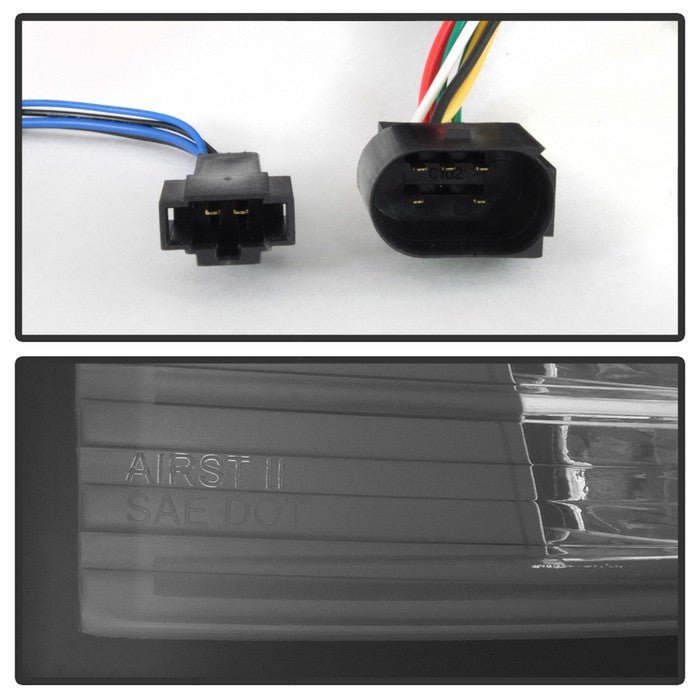 Audi A4 4Dr 06-08 LED Tail Lights - Black
