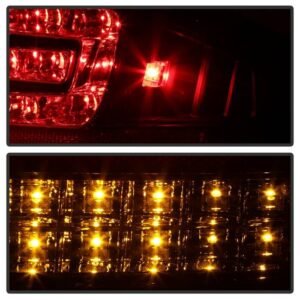 Audi A4 4Dr 06-08 LED Tail Lights - Black - Image 8