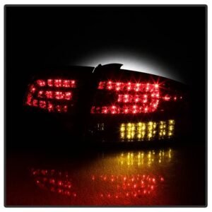 Audi A4 4Dr 06-08 LED Tail Lights - Red Clear - Image 7