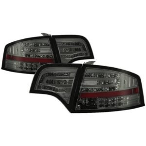 Audi A4 4Dr 06-08 LED Tail Lights - Smoke - Image 1