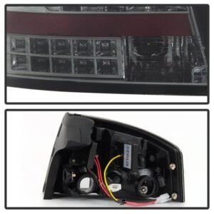 Audi A4 4Dr 06-08 LED Tail Lights - Smoke - Image 4