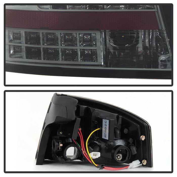 Audi A4 4Dr 06-08 LED Tail Lights - Smoke