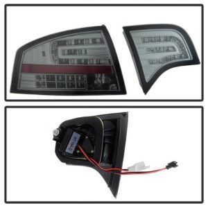 Audi A4 4Dr 06-08 LED Tail Lights - Smoke - Image 5