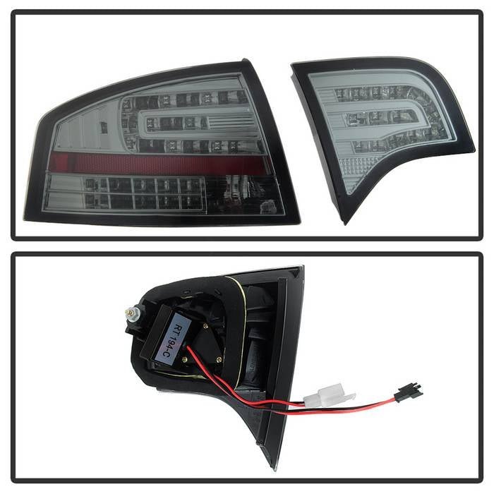 Audi A4 4Dr 06-08 LED Tail Lights - Smoke