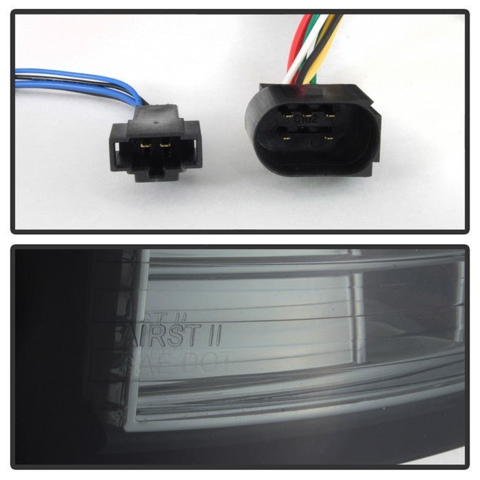 Audi A4 4Dr 06-08 LED Tail Lights - Smoke