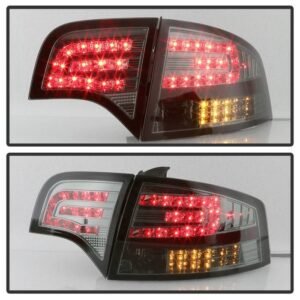 Audi A4 4Dr 06-08 LED Tail Lights - Smoke - Image 9