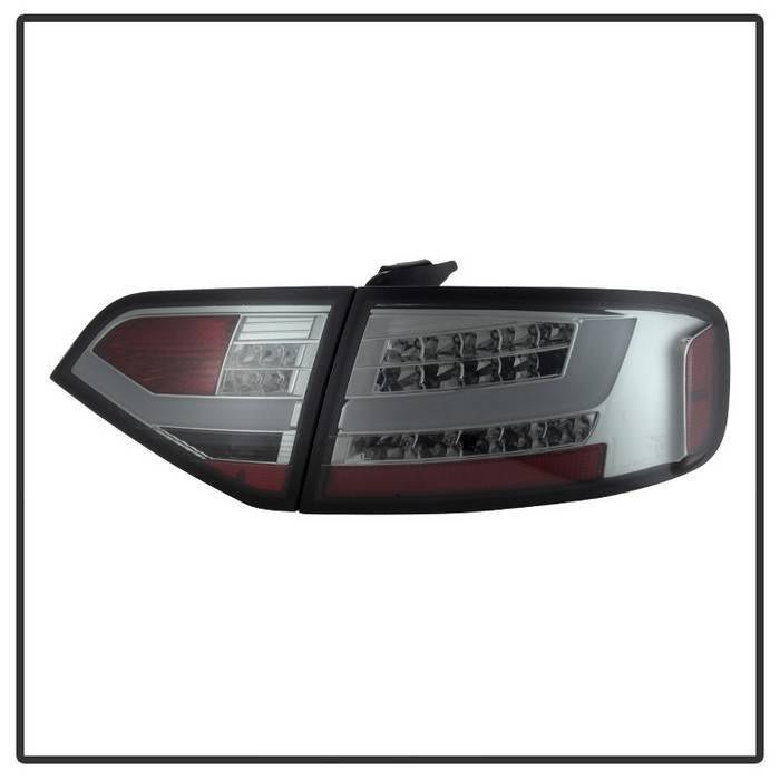 Audi A4 09-12 4DR LED Tail Lights Incandescent Model Only - Smoke