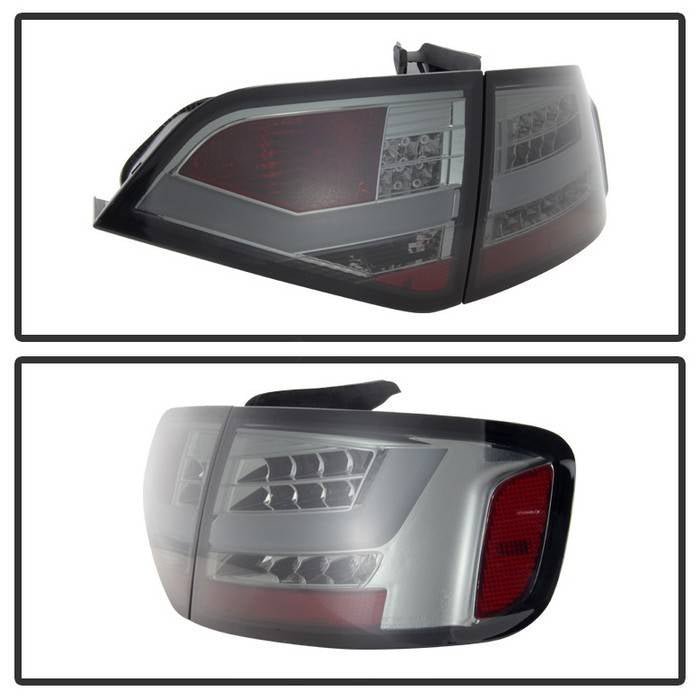 Audi A4 09-12 4DR LED Tail Lights Incandescent Model Only - Smoke