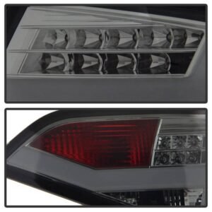 Audi A4 09-12 4DR LED Tail Lights Incandescent Model Only - Smoke - Image 4