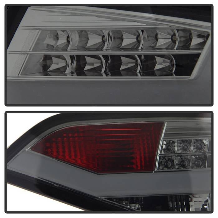 Audi A4 09-12 4DR LED Tail Lights Incandescent Model Only - Smoke
