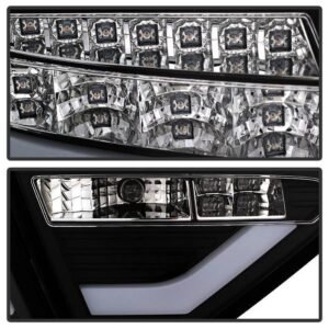 Audi A5 08-12 LED Tail Lights - Incandescent Model Only - Black - Image 4