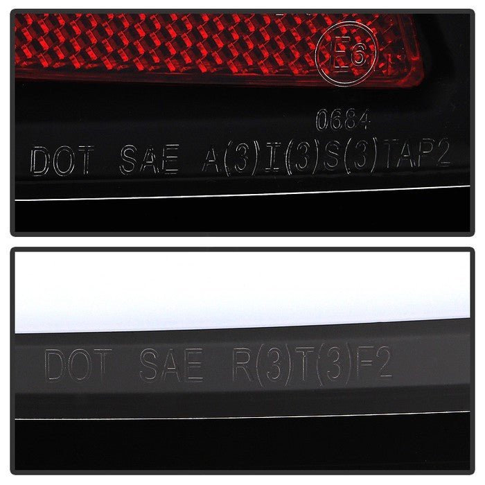 Audi A5 08-12 LED Tail Lights - Incandescent Model Only - Black