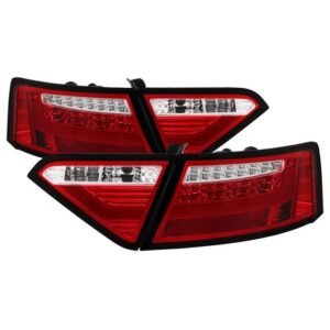 Audi A5 08-12 LED Tail Lights LED Model Only - Red Clear - Image 1