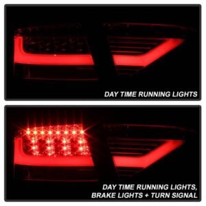 Audi A5 08-12 LED Tail Lights LED Model Only - Red Clear - Image 10
