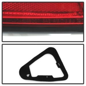 Audi A5 08-12 LED Tail Lights LED Model Only - Red Clear - Image 6