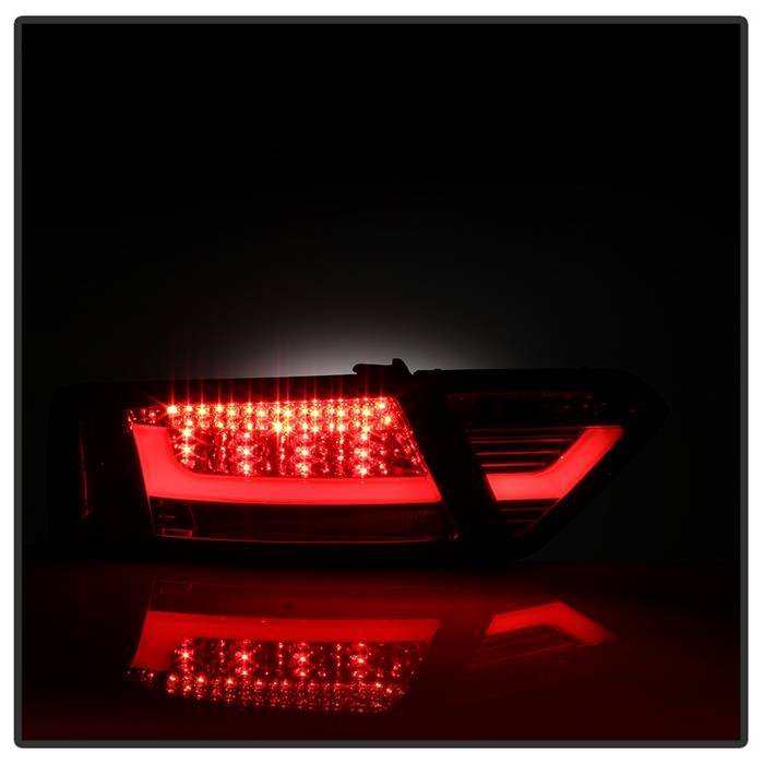 Audi A5 08-12 LED Tail Lights LED Model Only - Red Clear