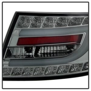 Audi A6 05-08 4Dr Light Bar LED Tail Lights - LED Model Only - Smoke - Image 2