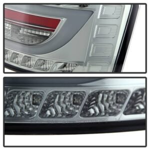 Audi A6 05-08 4Dr Light Bar LED Tail Lights - LED Model Only - Smoke - Image 3